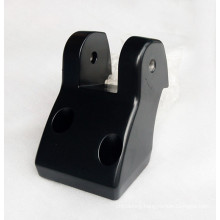 precision die casting part with black spray coating